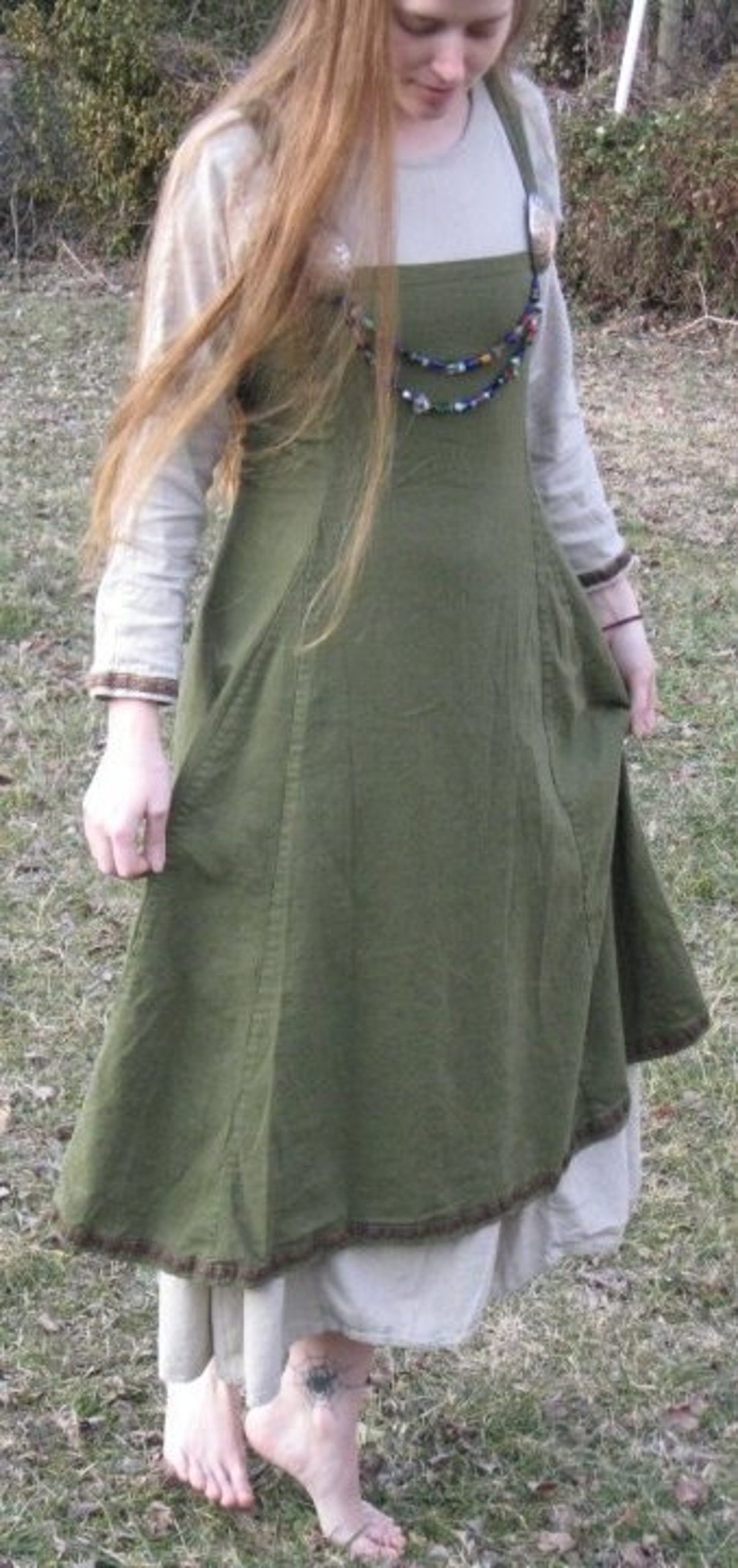 Viking Apron Dress - Linen